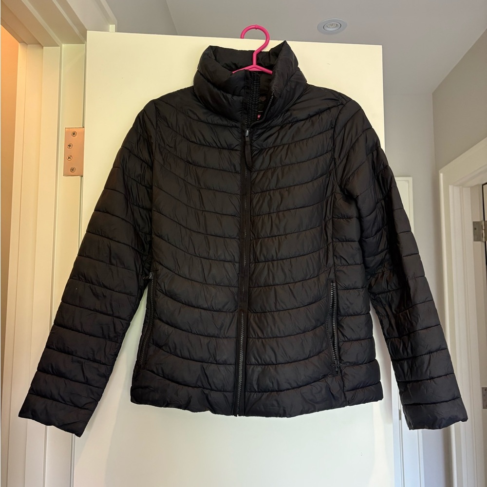 GAP PrimaLoft Black Thin Puffer Jacket Size S